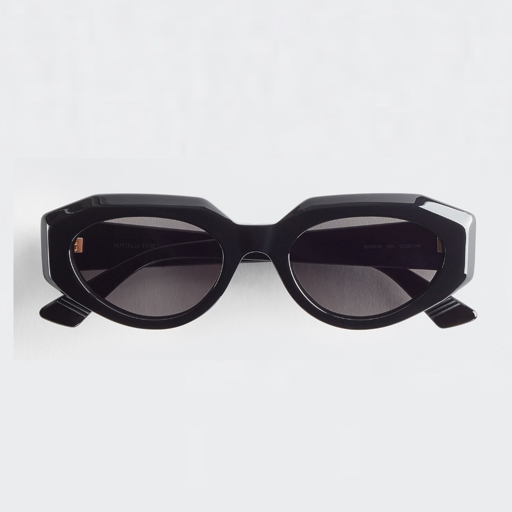 - NEW Bottega Veneta Facet Acetate Cat Eye Sunglasses AX4